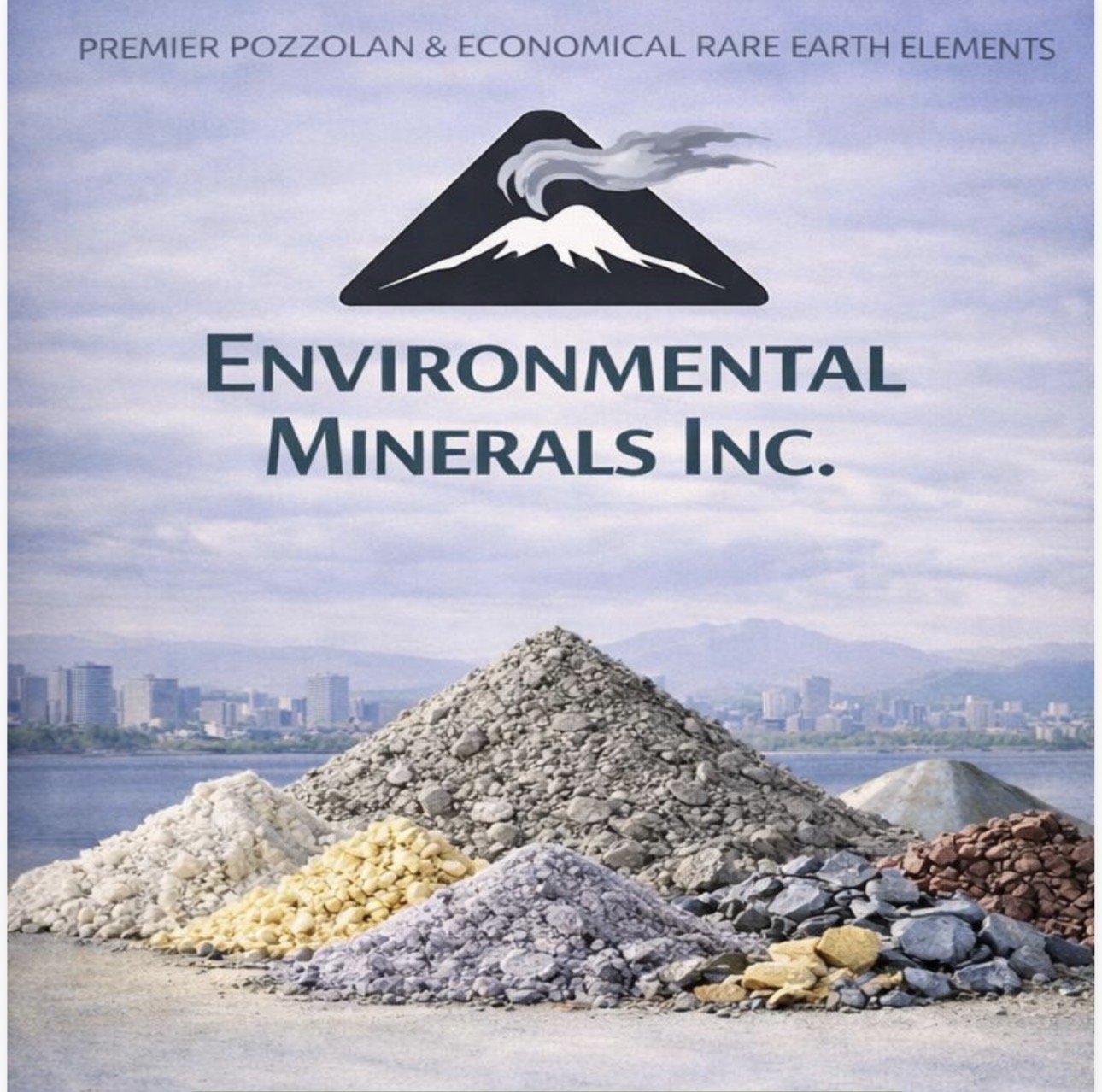 EMI natural pozzolan strength development